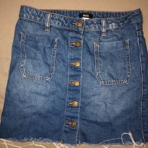 Urban Outfitters denim button up skirt